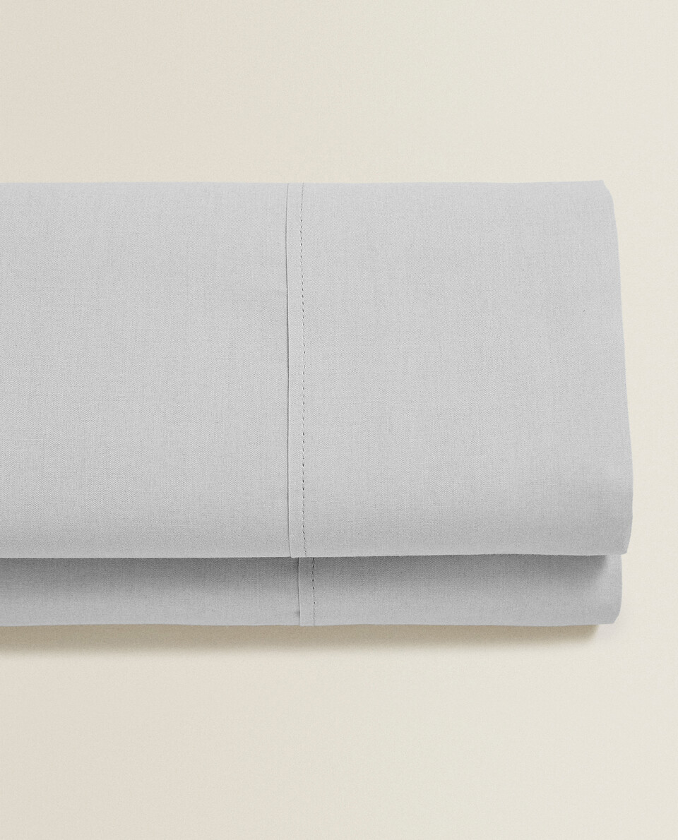 (180 THREAD COUNT) COTTON PERCALE FLAT SHEET