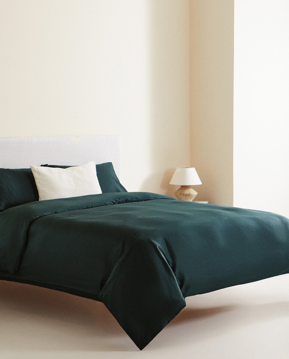 (300 FILS) HOUSSE DE COUETTE PERCALE DE COTON