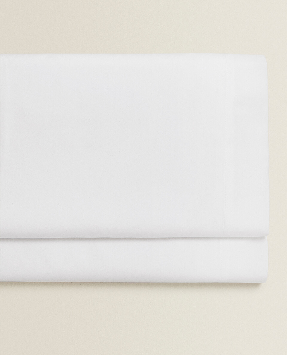 (500 THREAD COUNT) COTTON PERCALE FLAT SHEET
