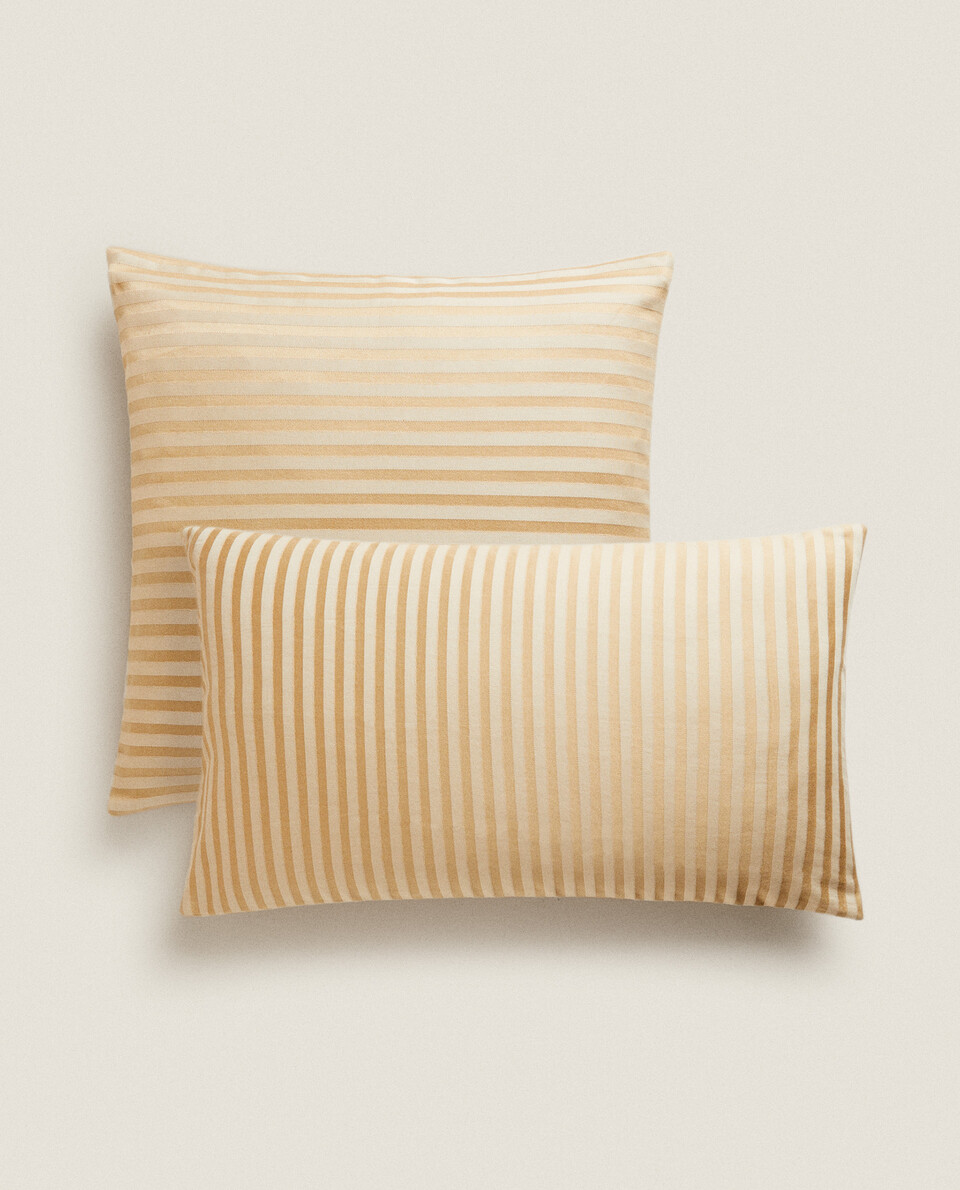 STRIPED CUSHION COVER Zara Home UAE ABU DHABI/AL AIN/RAS ALKHAIMAH‎