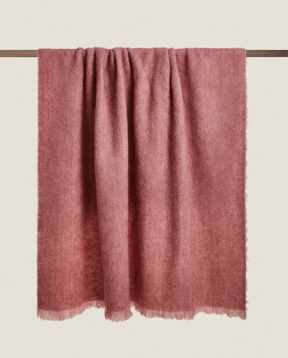 CARDED WOOL BLANKET null Zara Home United States of America