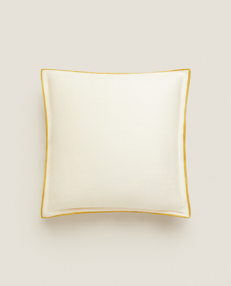 DOUBLE OVERLOCK CUSHION COVER