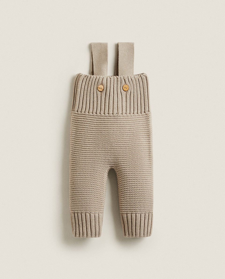 KNIT DUNGAREES