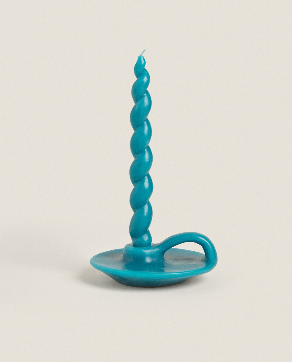 SPIRAL CANDLESTICK SHAPED CANDLE