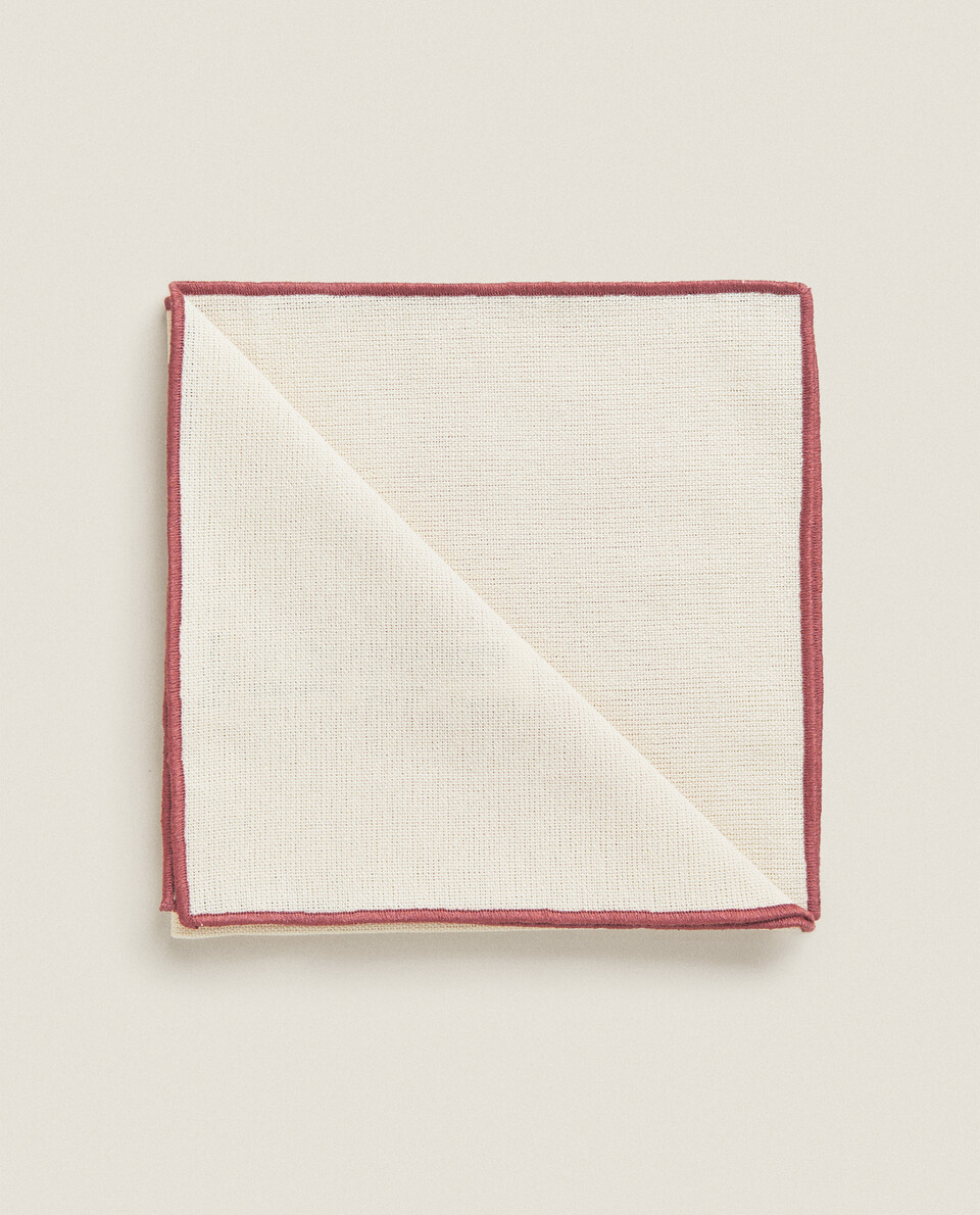 DYED THREAD NAPKINS (PACK OF 4)