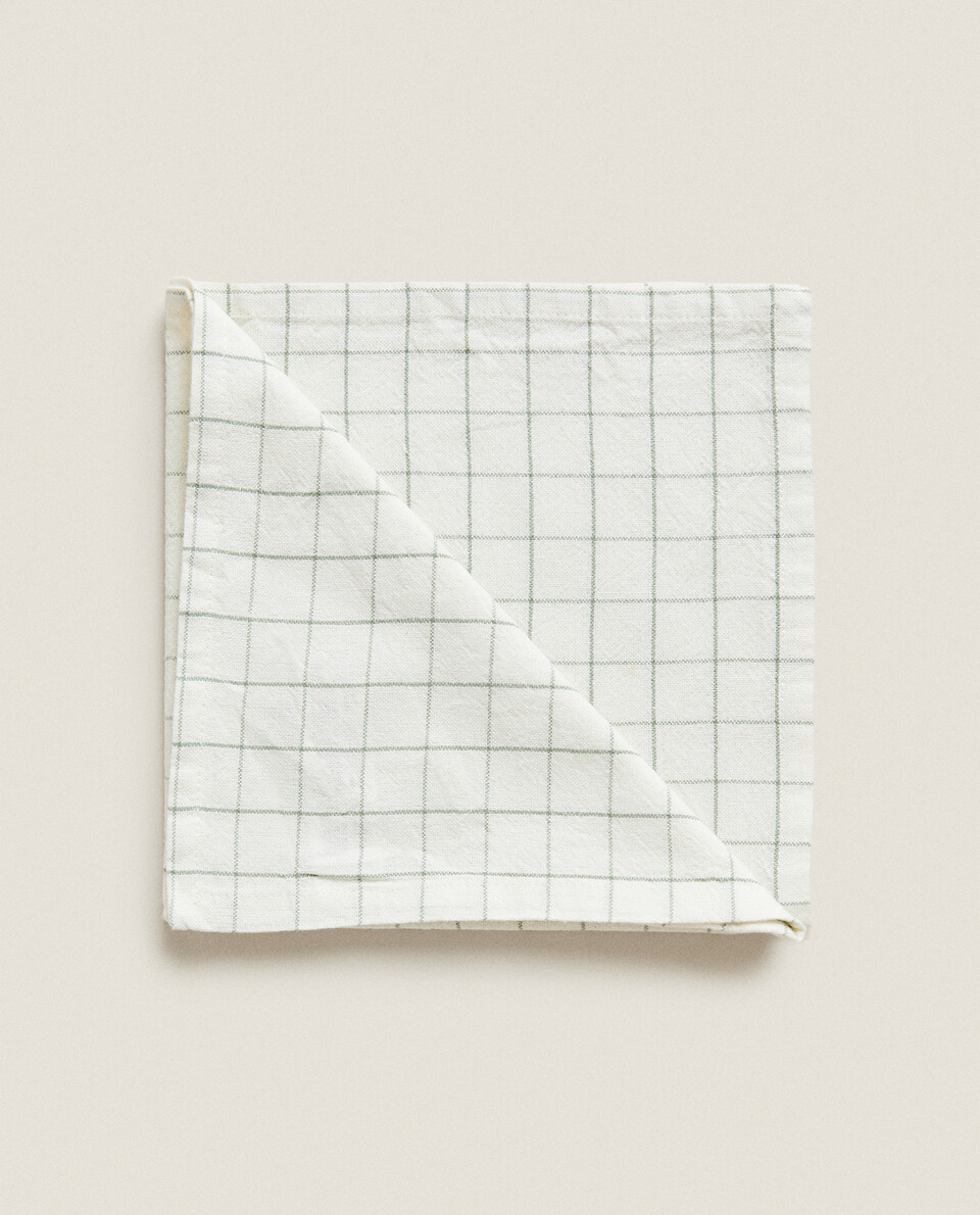 格紋餐巾（2件裝）