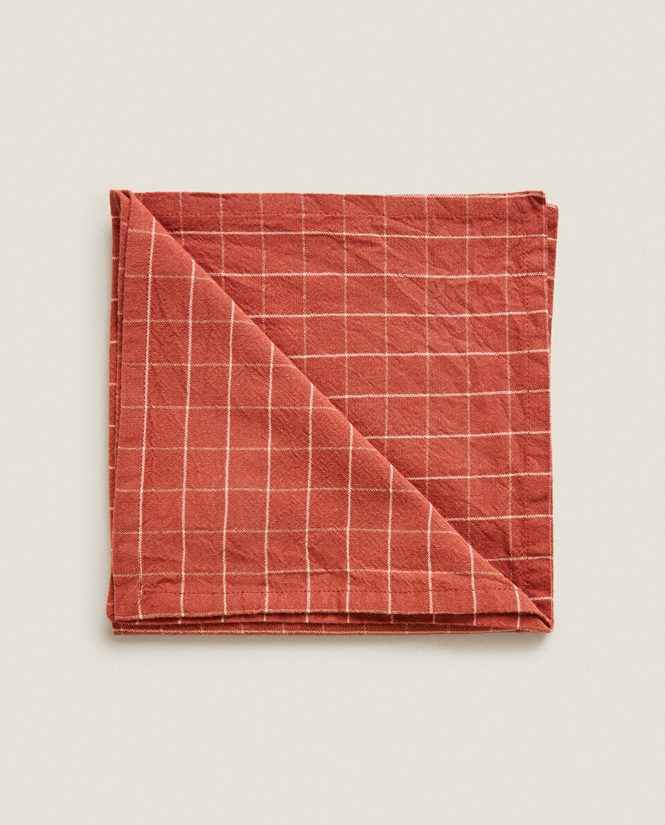 格紋餐巾（2件裝）