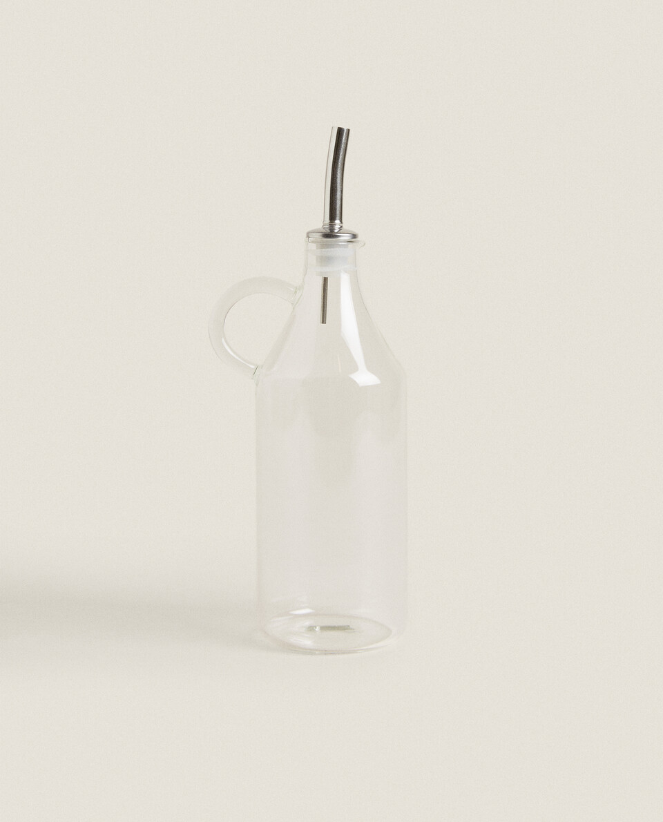 金屬蓋硼矽玻璃油瓶