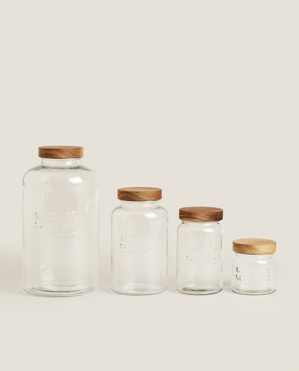 SCREW TOP GLASS JAR | Zara Home United Kingdom