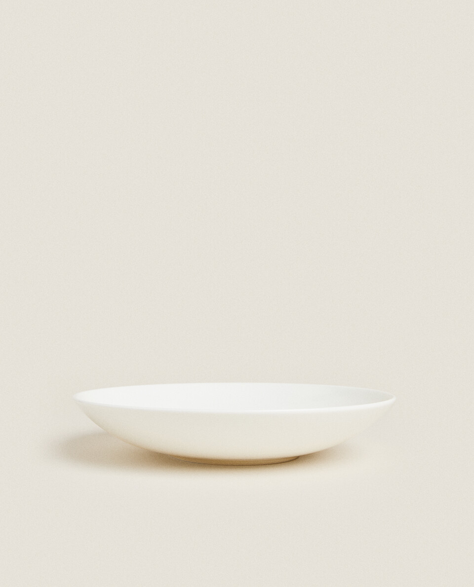 ASSIETTE CREUSE PORCELAINE BONE CHINA Zara Home Monaco