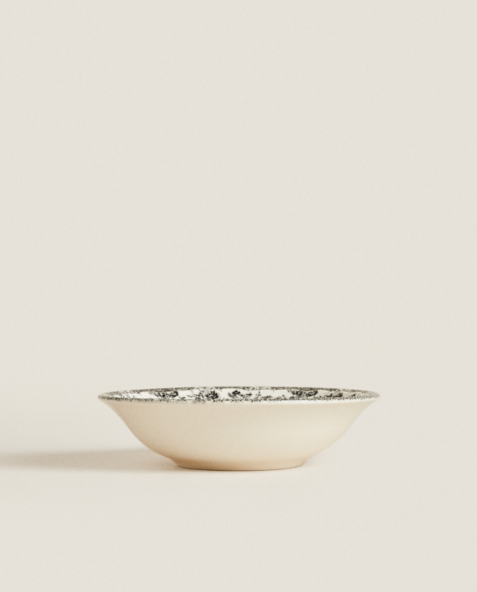 FLORAL EARTHENWARE BOWL Zara Home Perú
