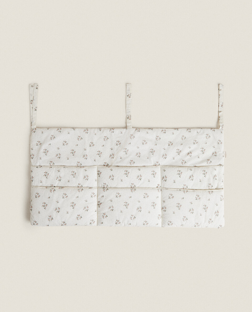 QUILTED ORGANISER WITH FLORAL PRINT