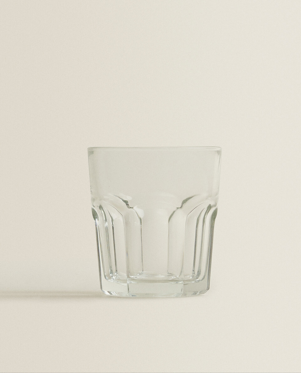 투명 글라스 물컵