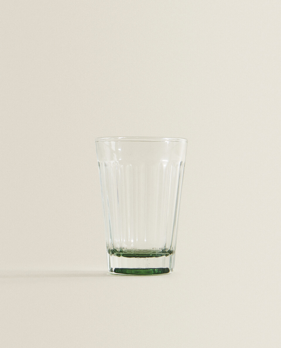 엠보스드 디자인 유리컵