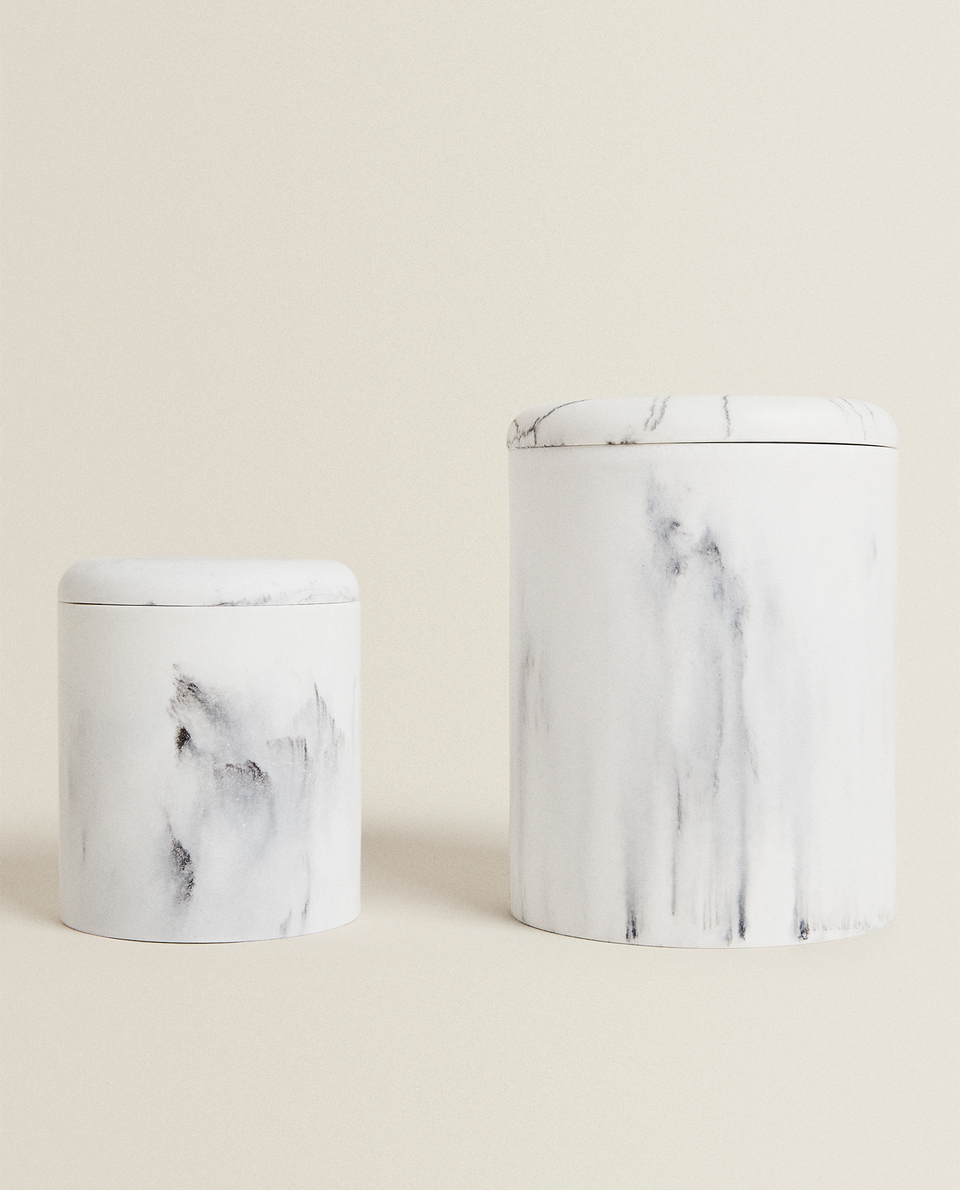 RESIN JAR WITH LID