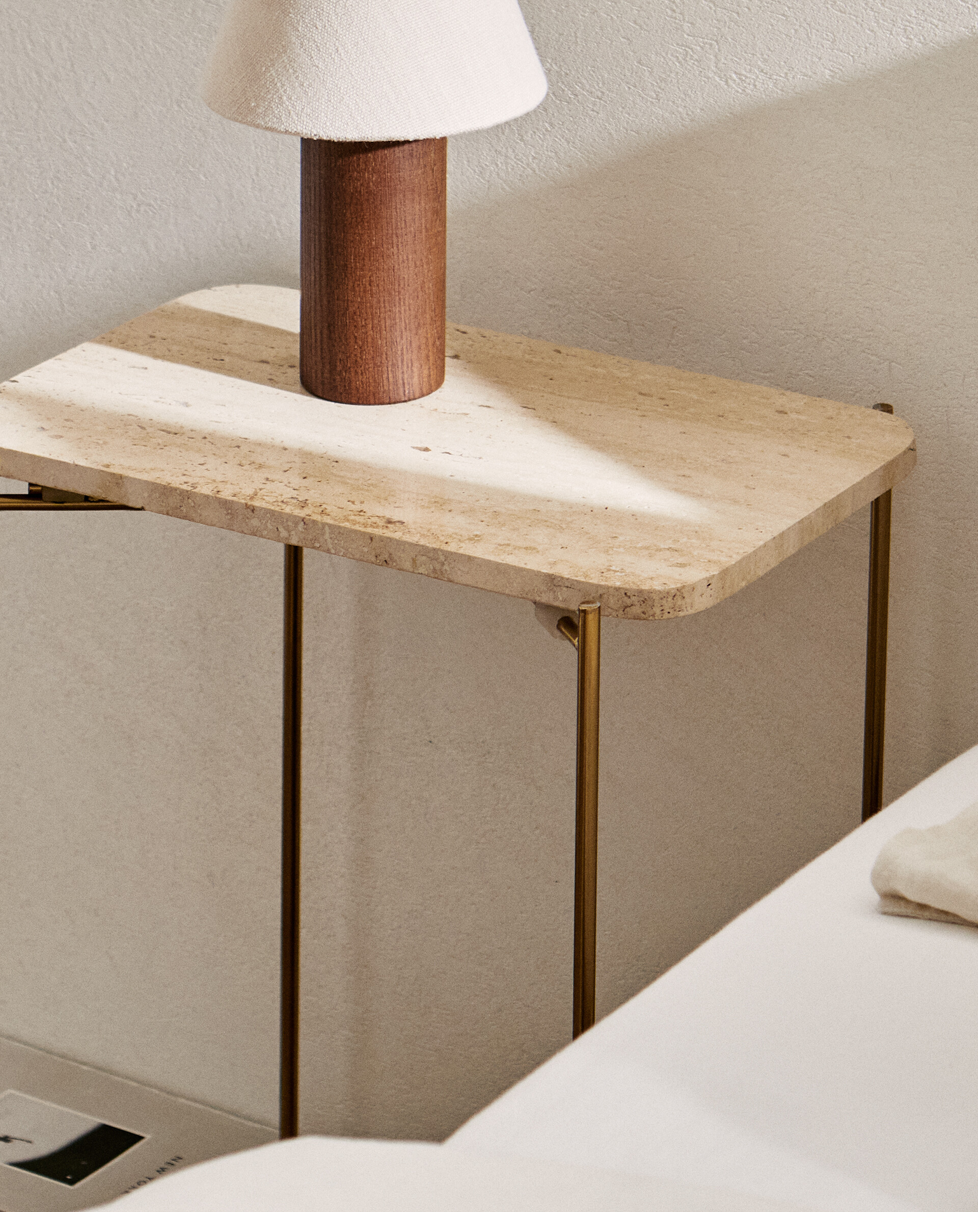 zara marble side table