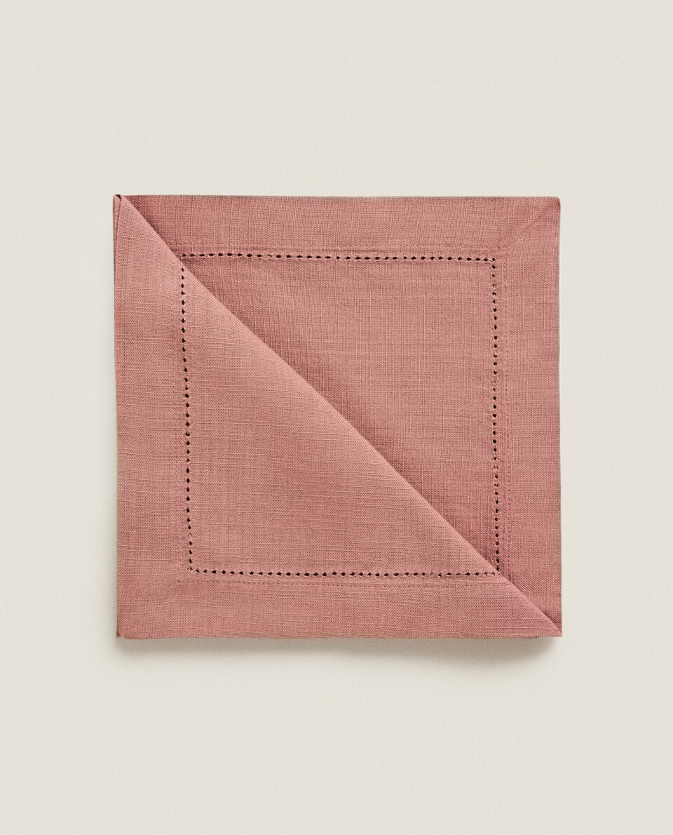 花邊縫線餐巾（2件裝）