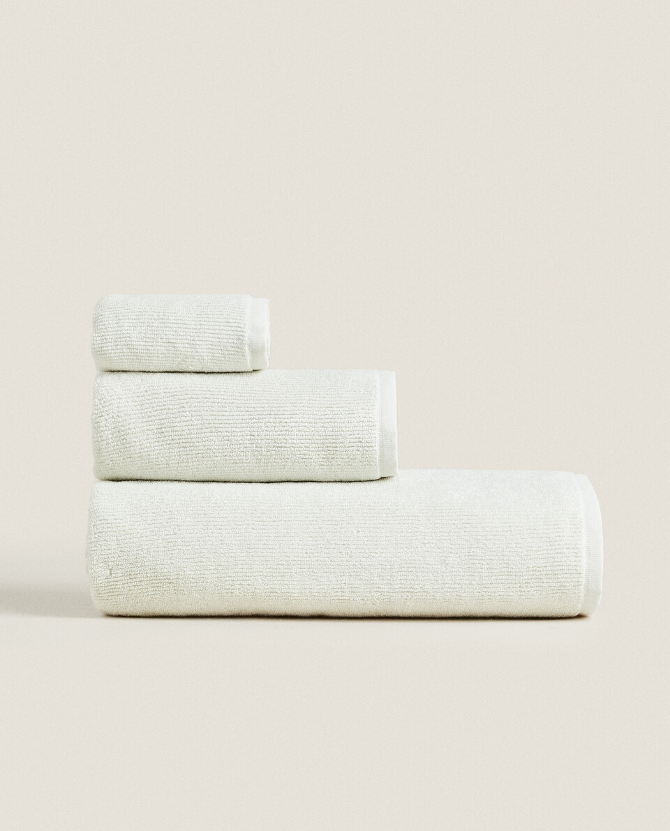 紋理棉質毛巾