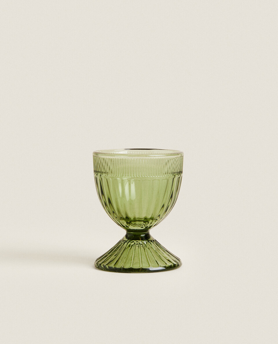 GLASS EGG CUP