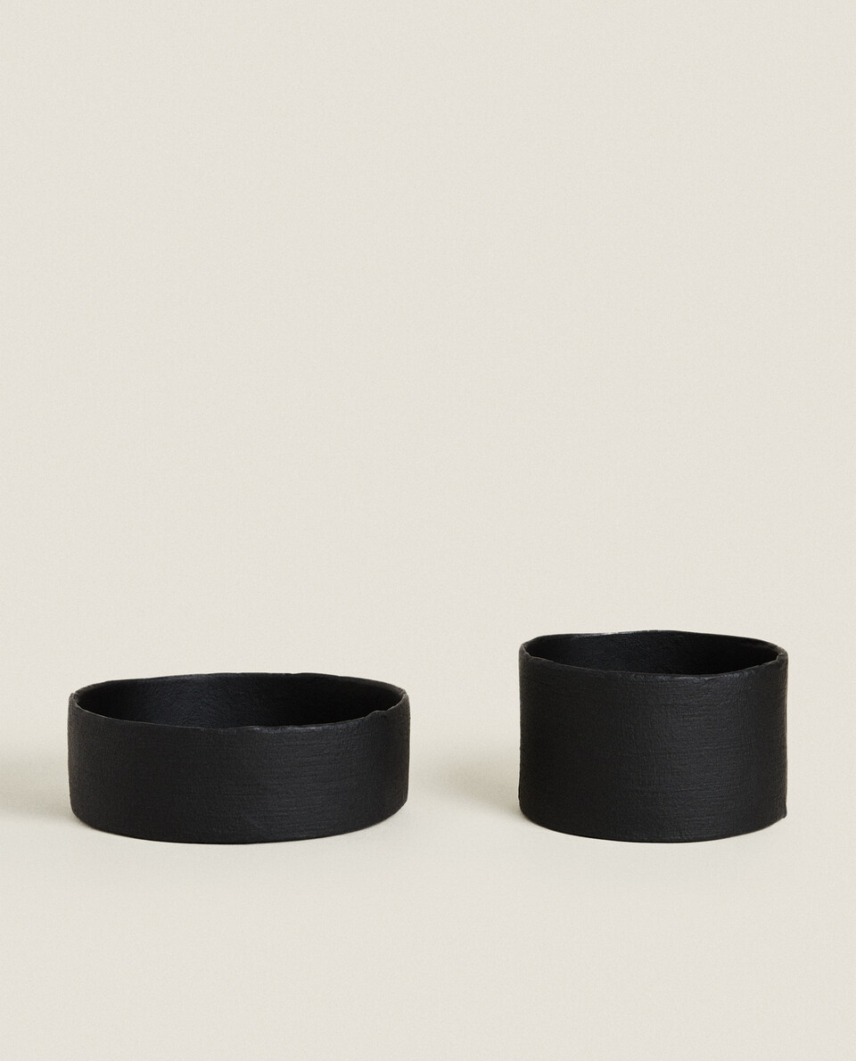 BLACK METAL BOWL