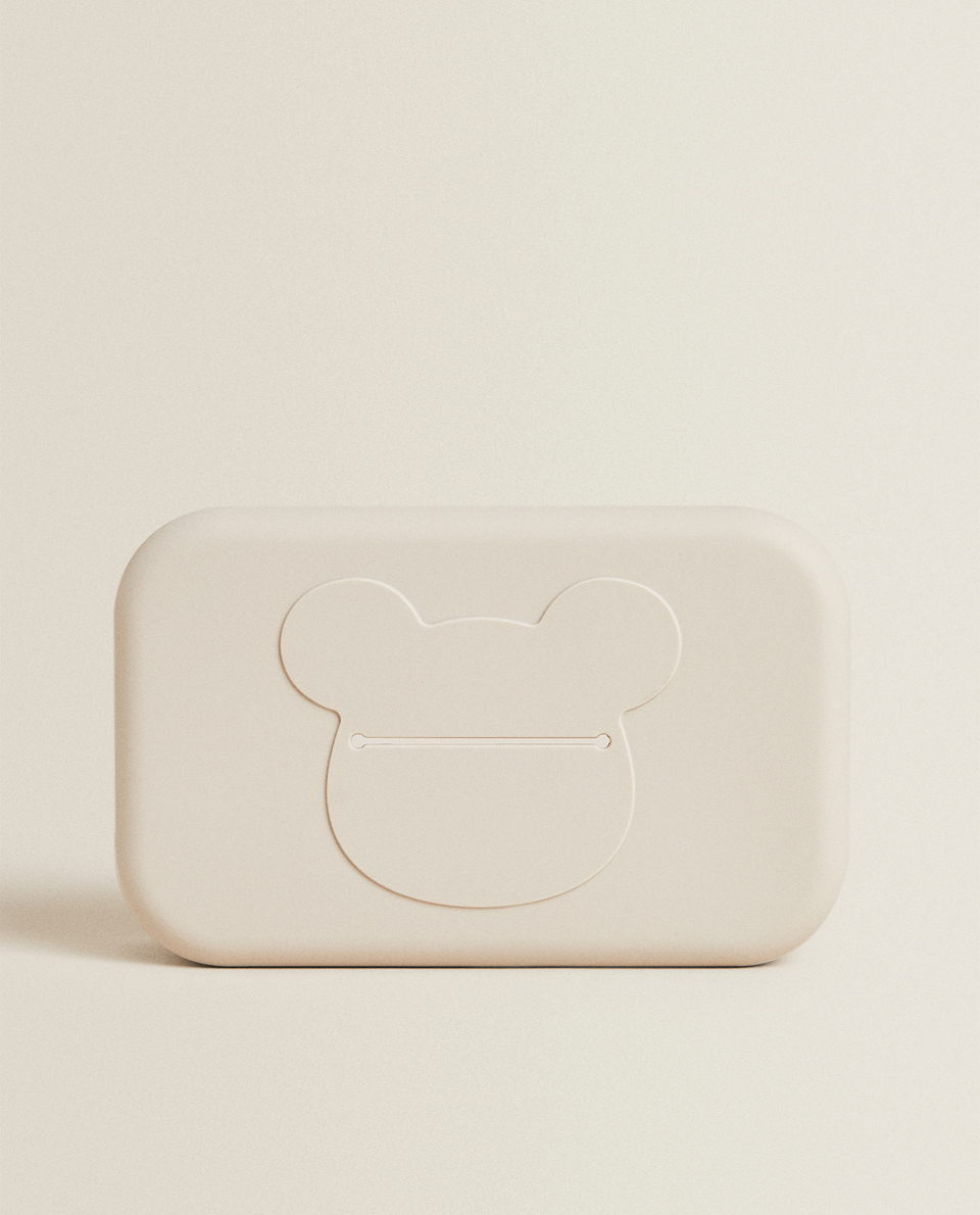 صندوق لحفظ المناديل المبللة من السيليكون بتصميم فأر