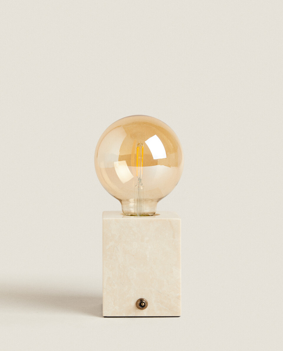 MARBLE BASE LAMP