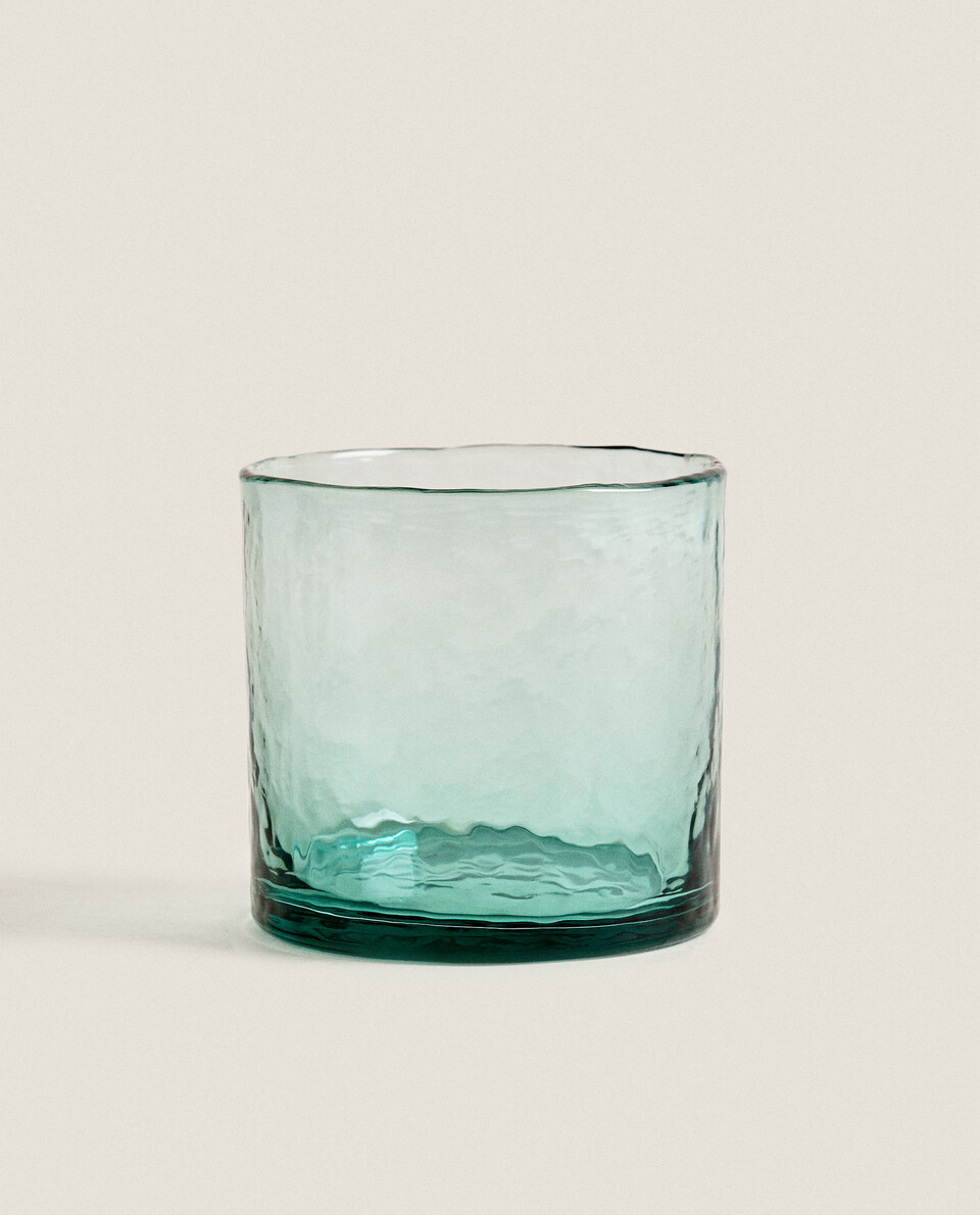 HAMMERED GLASS TUMBLER Zara Home Türkiye / Turkey