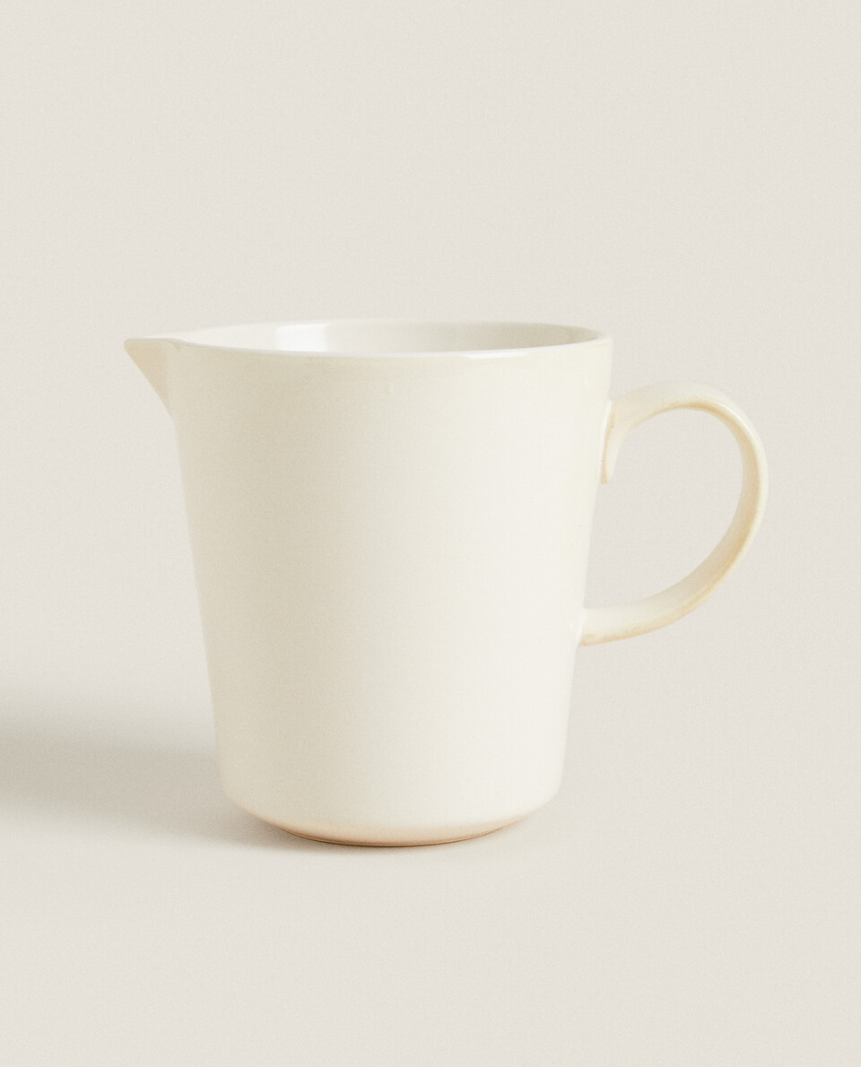 STONEWARE MEASURING JUG