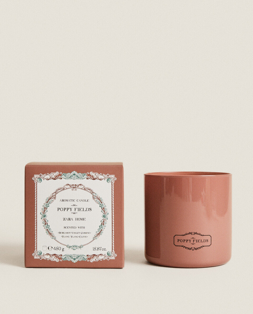 (450 G) POPPY FIELDS SCENTED CANDLE
