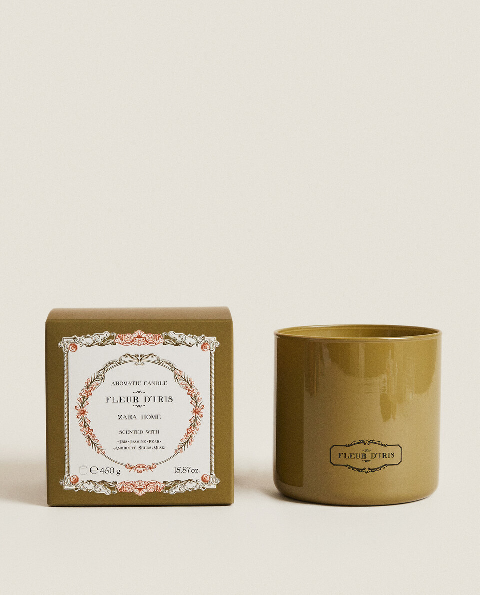 (450 G) FLEUR D'IRIS SCENTED CANDLE