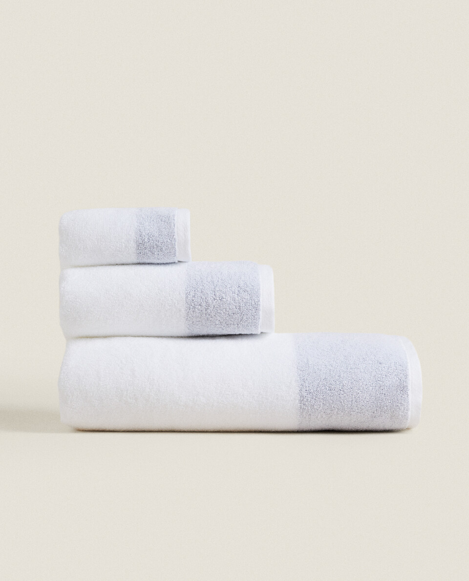 STRIPED COTTON TOWEL