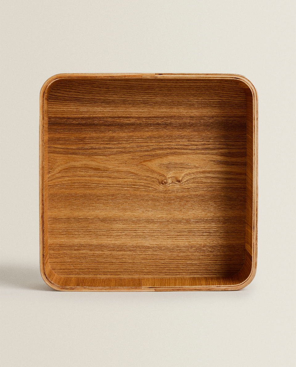 Porte-Serviettes En Bois De Manguier - 14x6,3x10,2 Cm, Stable, Pour Table De Cuisine Ou Salle à Manger - 12