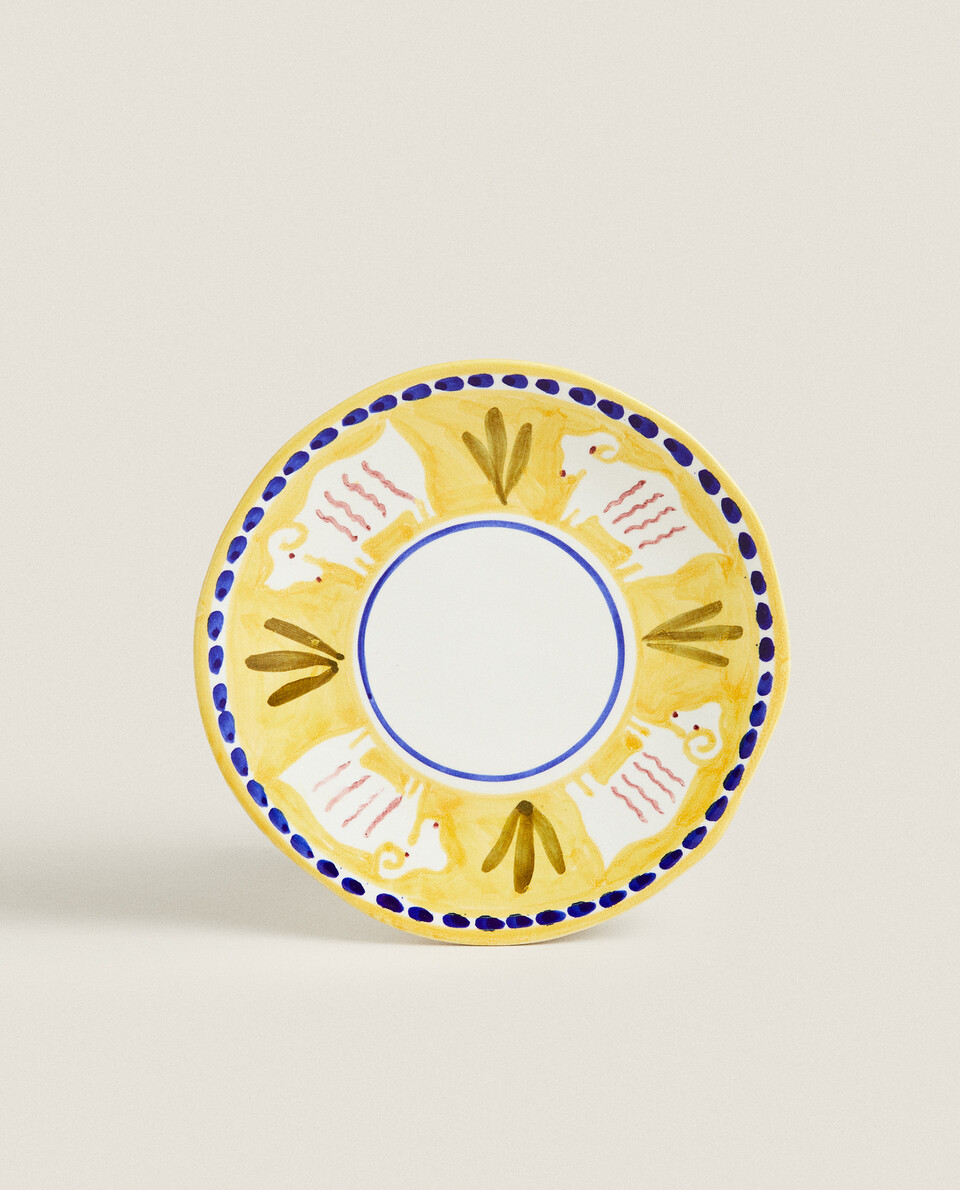PLATO POSTRE PINTADO