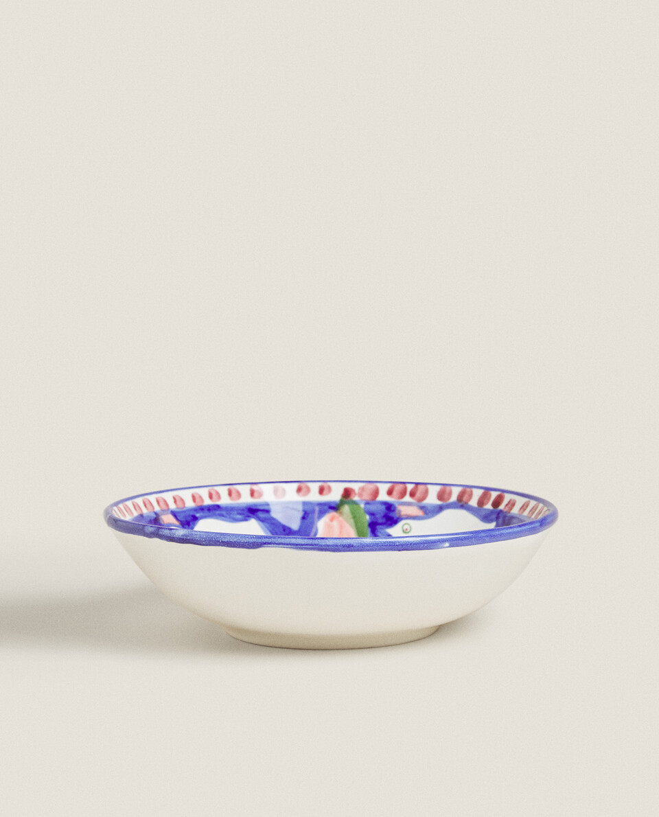 PAINTED SOUP PLATE