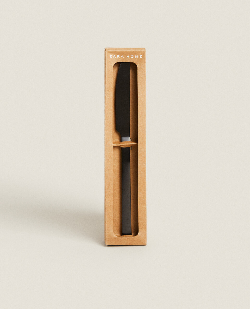 MATTE BLACK KNIVES (PACK OF 4) Zara Home UAE ABU DHABI/AL AIN/RAS