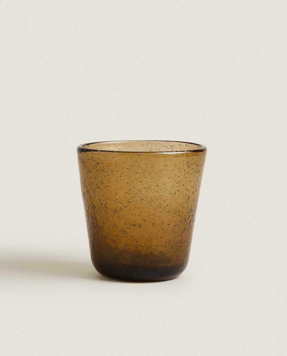 TUMBLER KACA DENGAN DESAIN TIDAK RATA Zara Home Indonesia