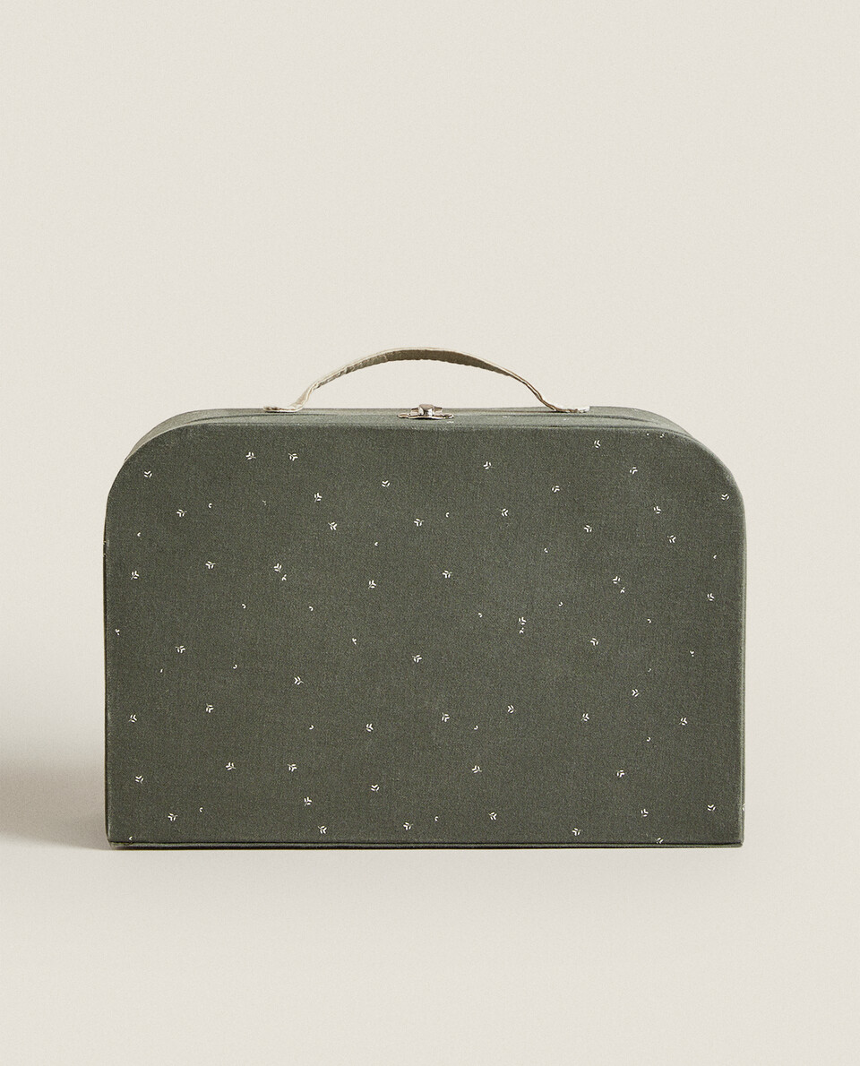 SMALL FLORAL BRIEFCASE