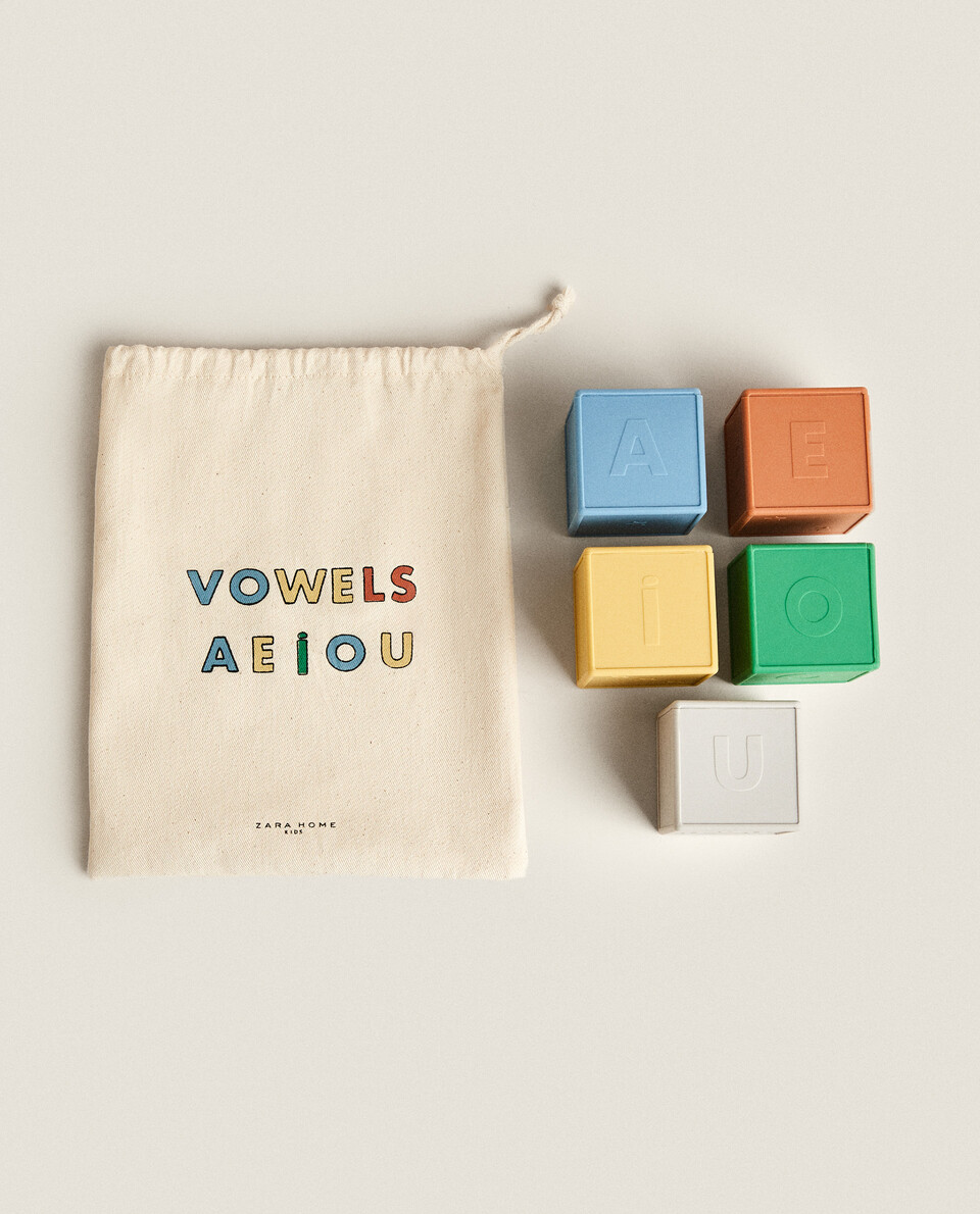 VOWEL CUBES Zara Home Türkiye / Turkey