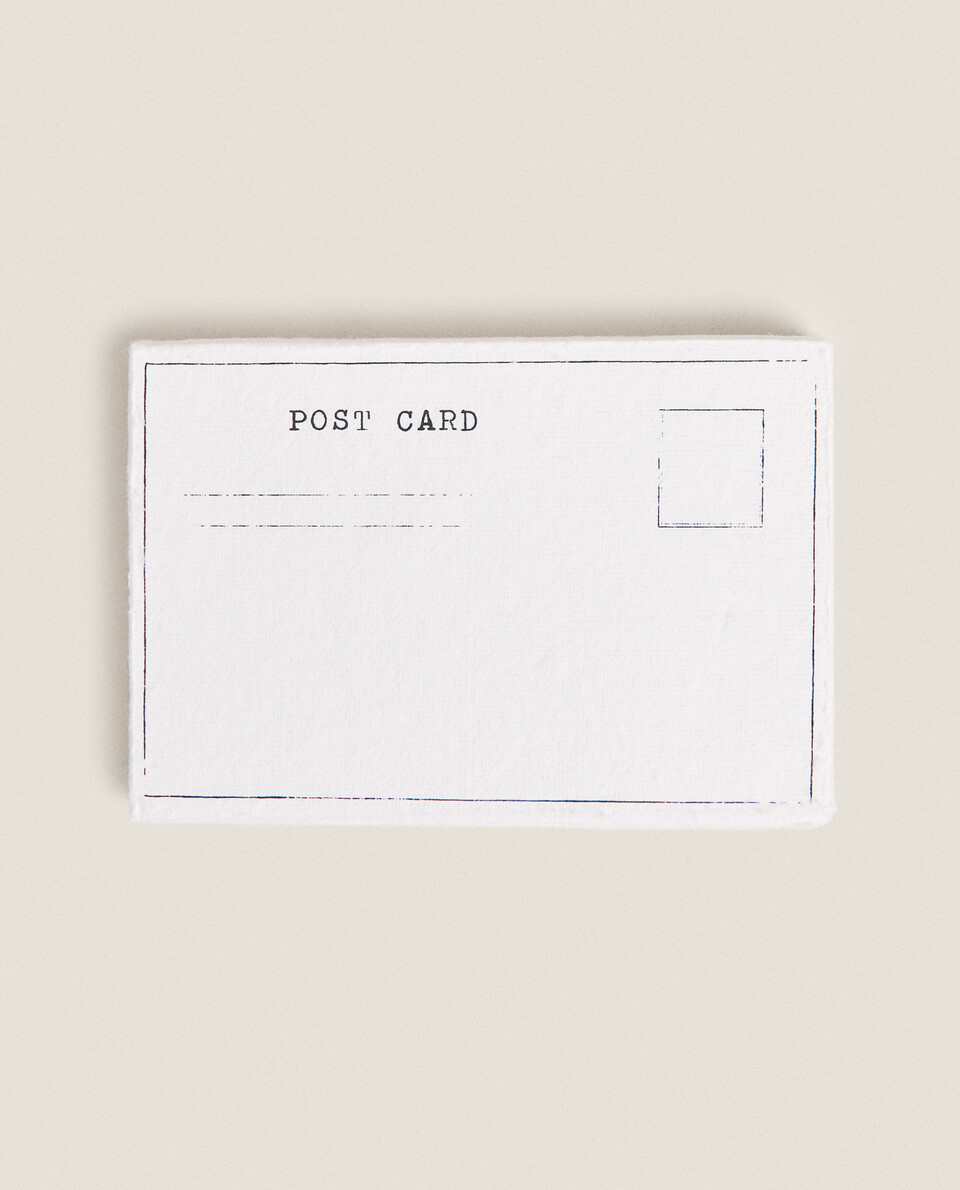 PACK OF COTTON POSTCARDS