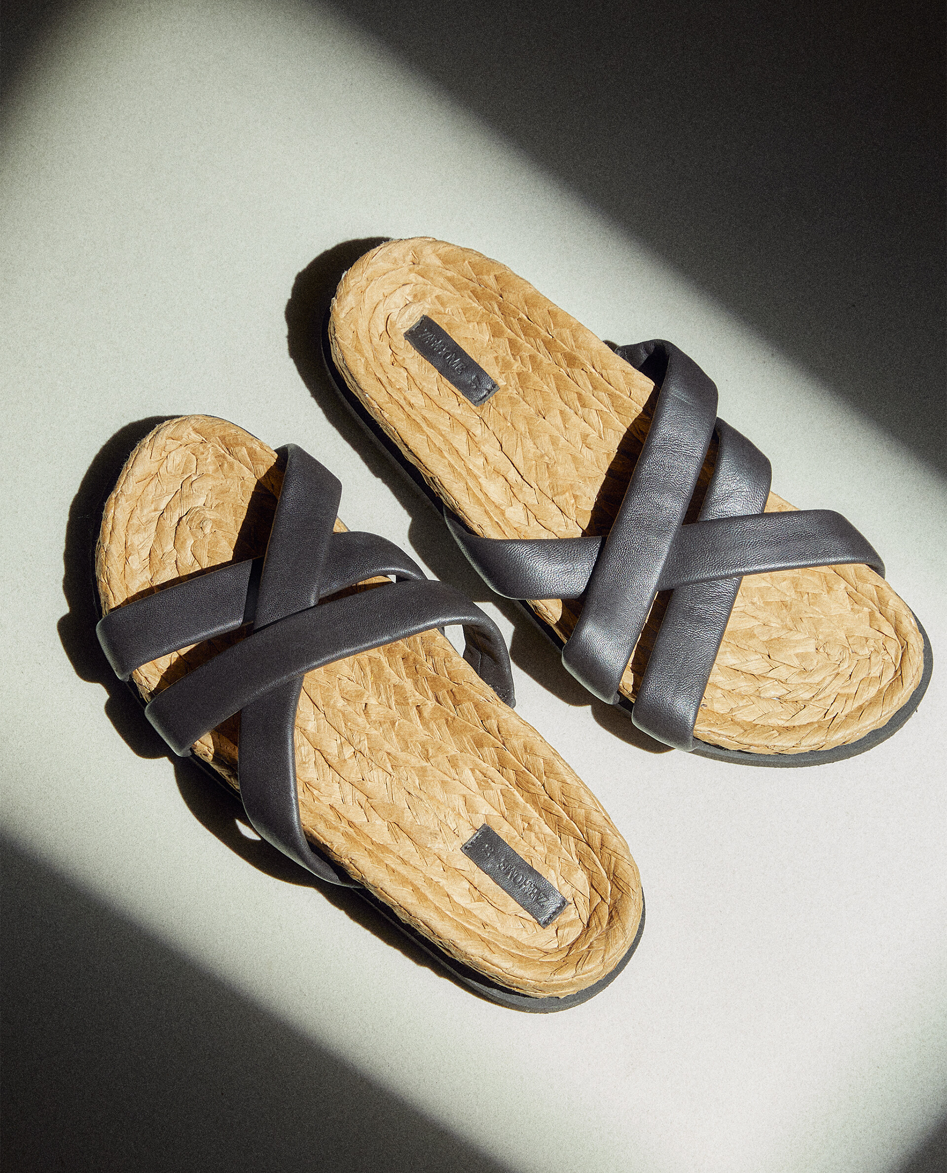 Zara raffia sandals 2025