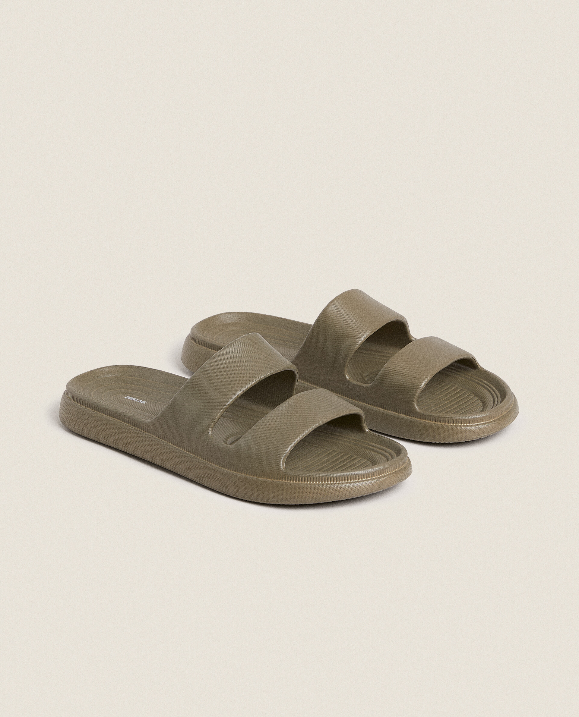 Double strap slide sandals store