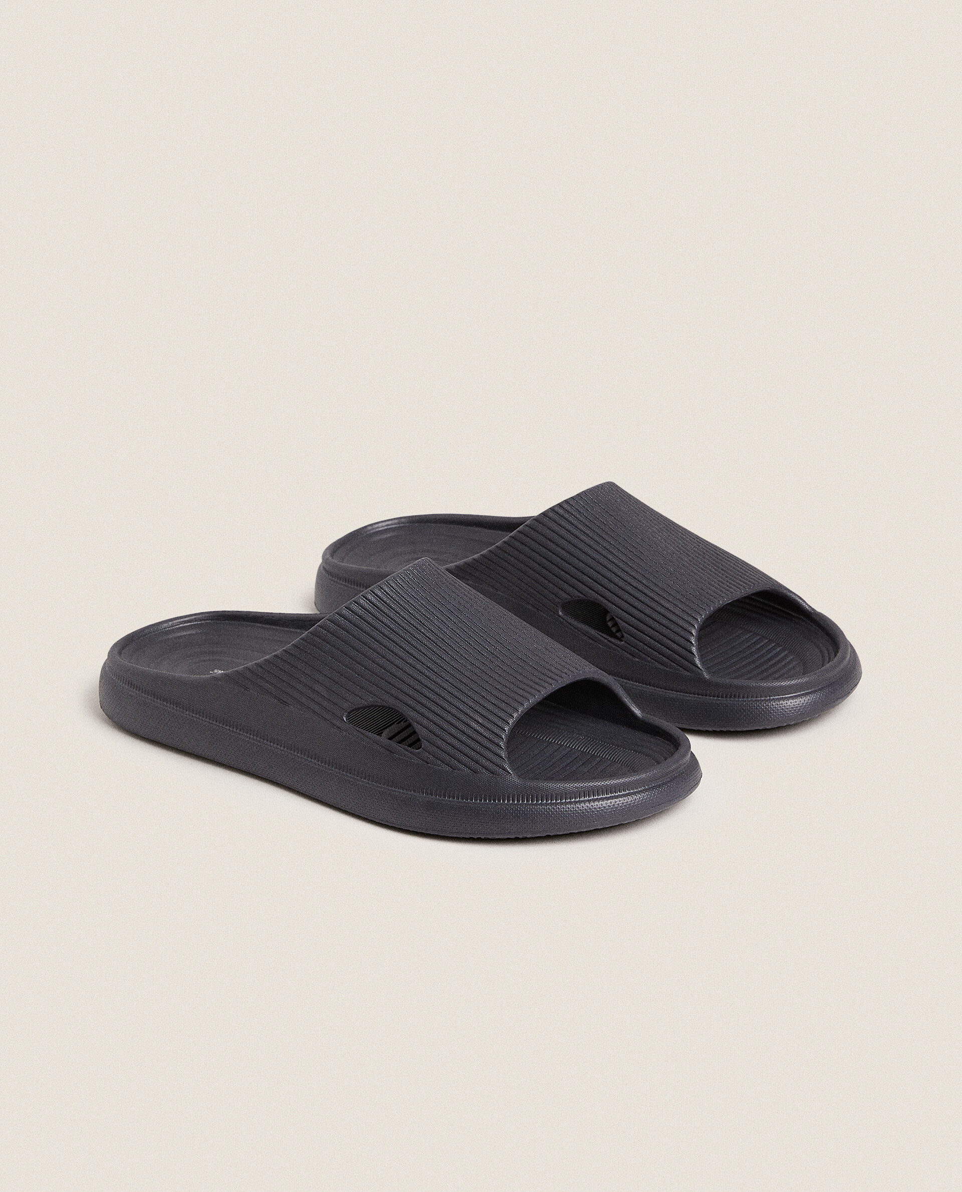 Black strap sliders sale