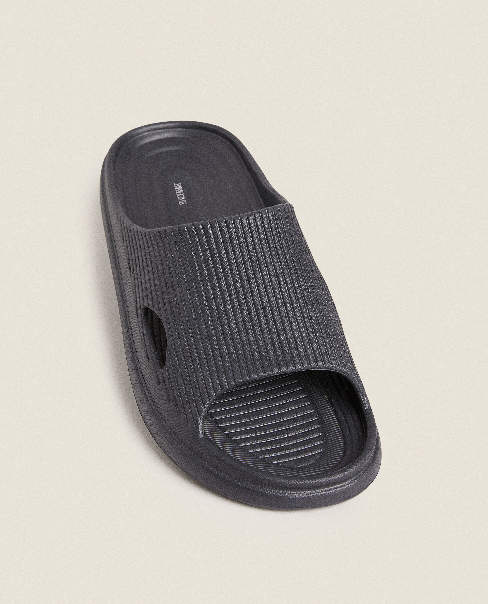 Black strap sliders on sale