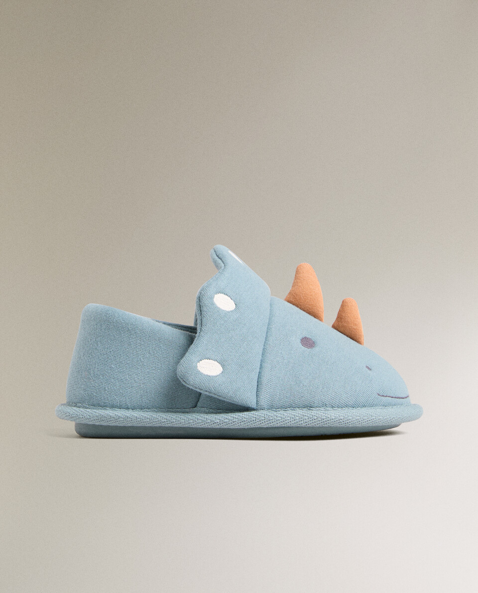 JUNIOR DINOSAUR SLIPPERS Zara Home Kuwait