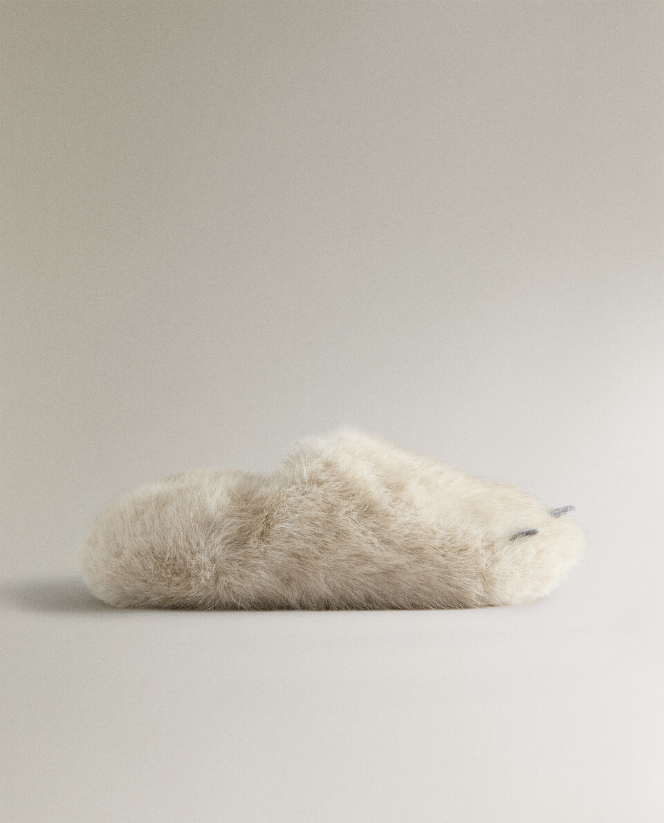 PAW SLIPPERS Zara Home Saudi Arabia