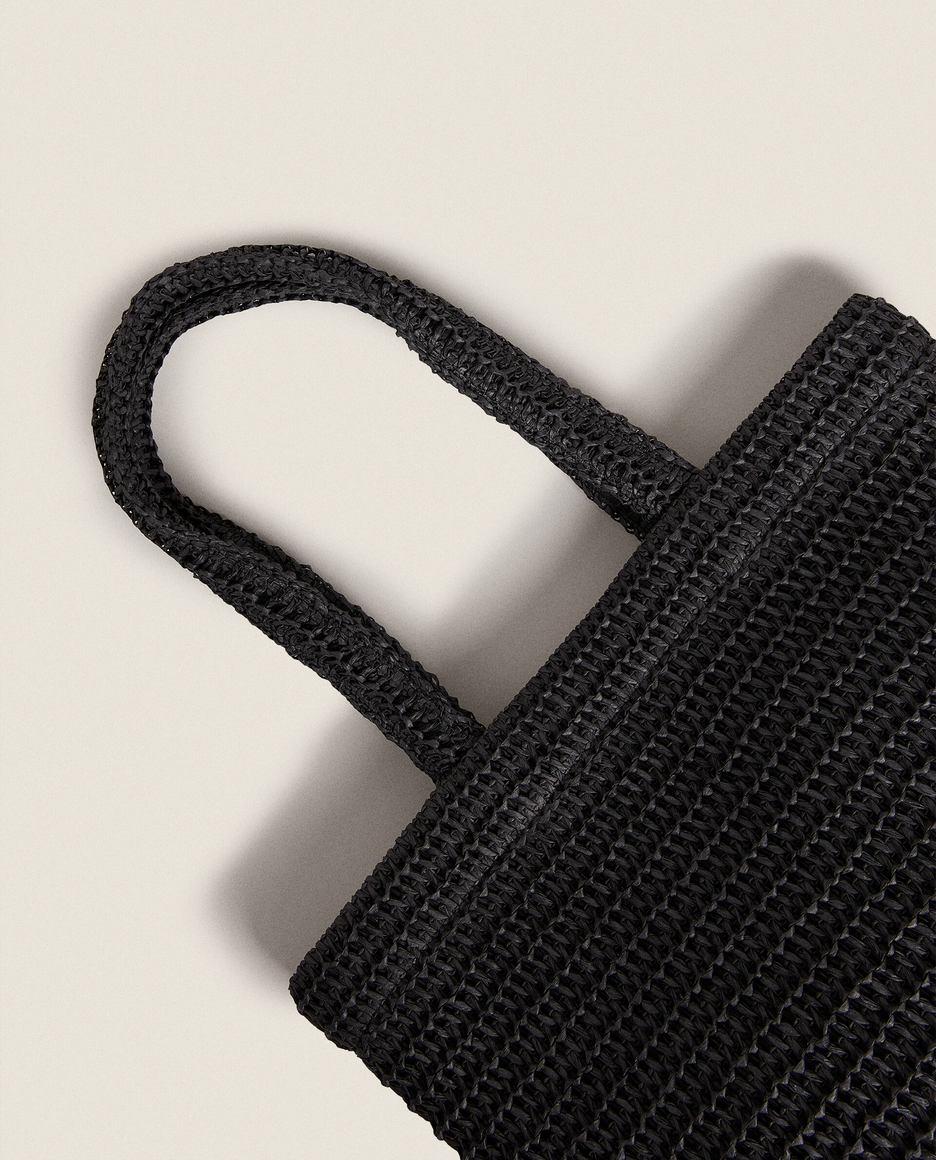 Woven bag zara hot sale