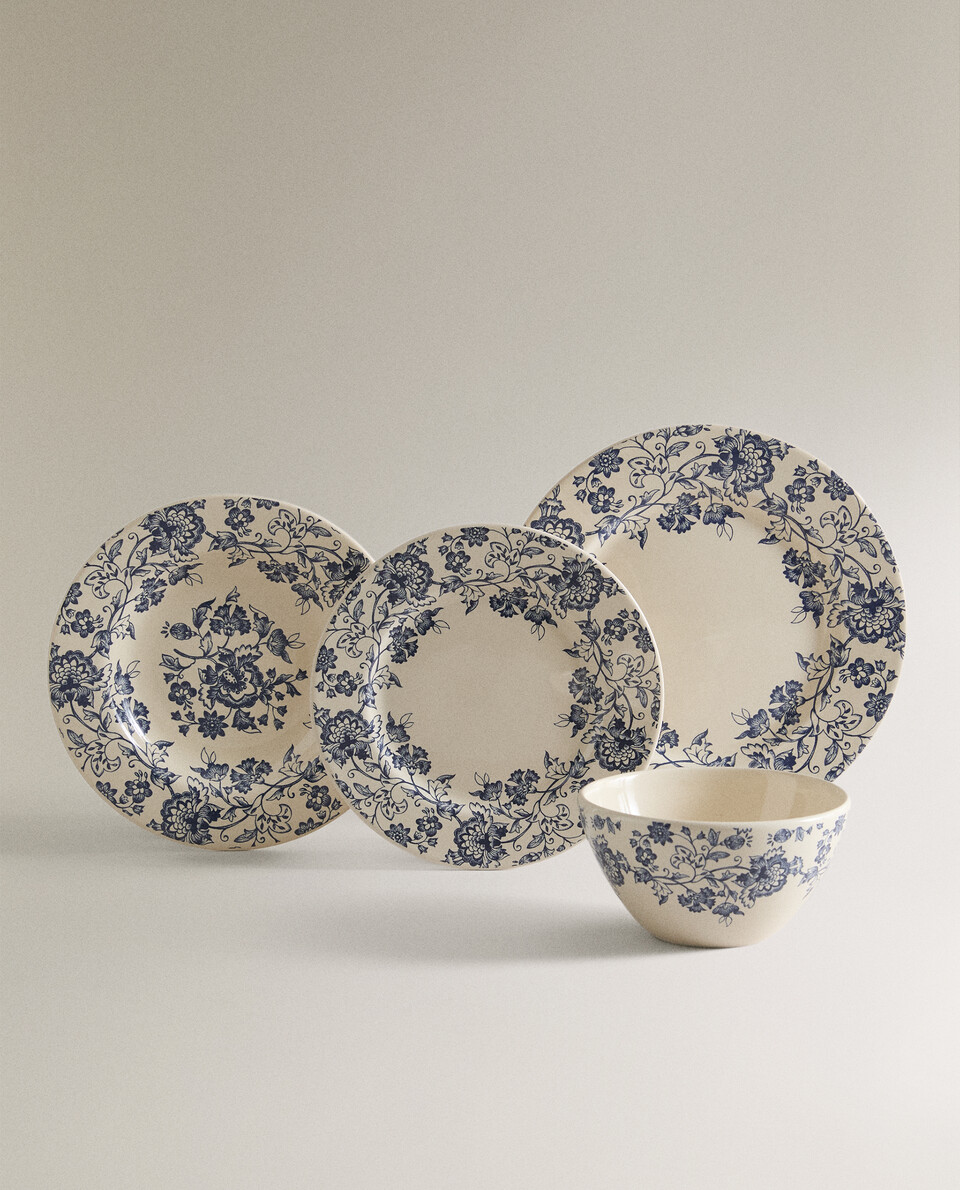 FLORAL TABLEWARE - Tableware set - DINING - DINNERWARE | Zara Home ...