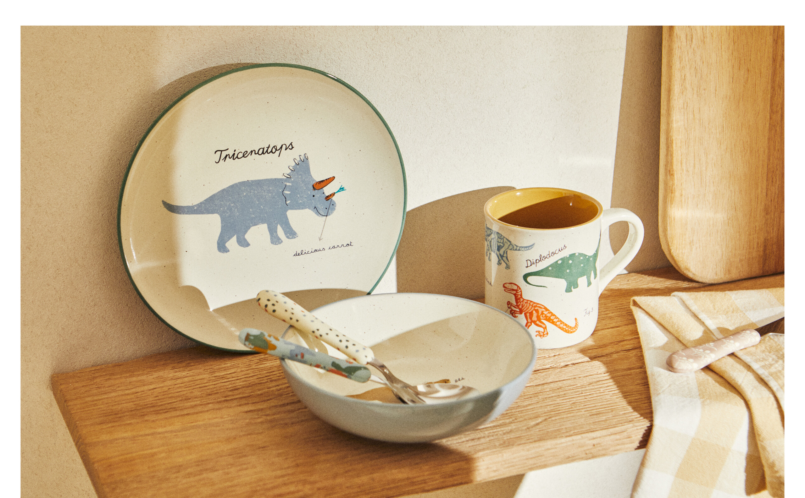 Kids tableware and cutlery Zara Home United Kingdom New Collection