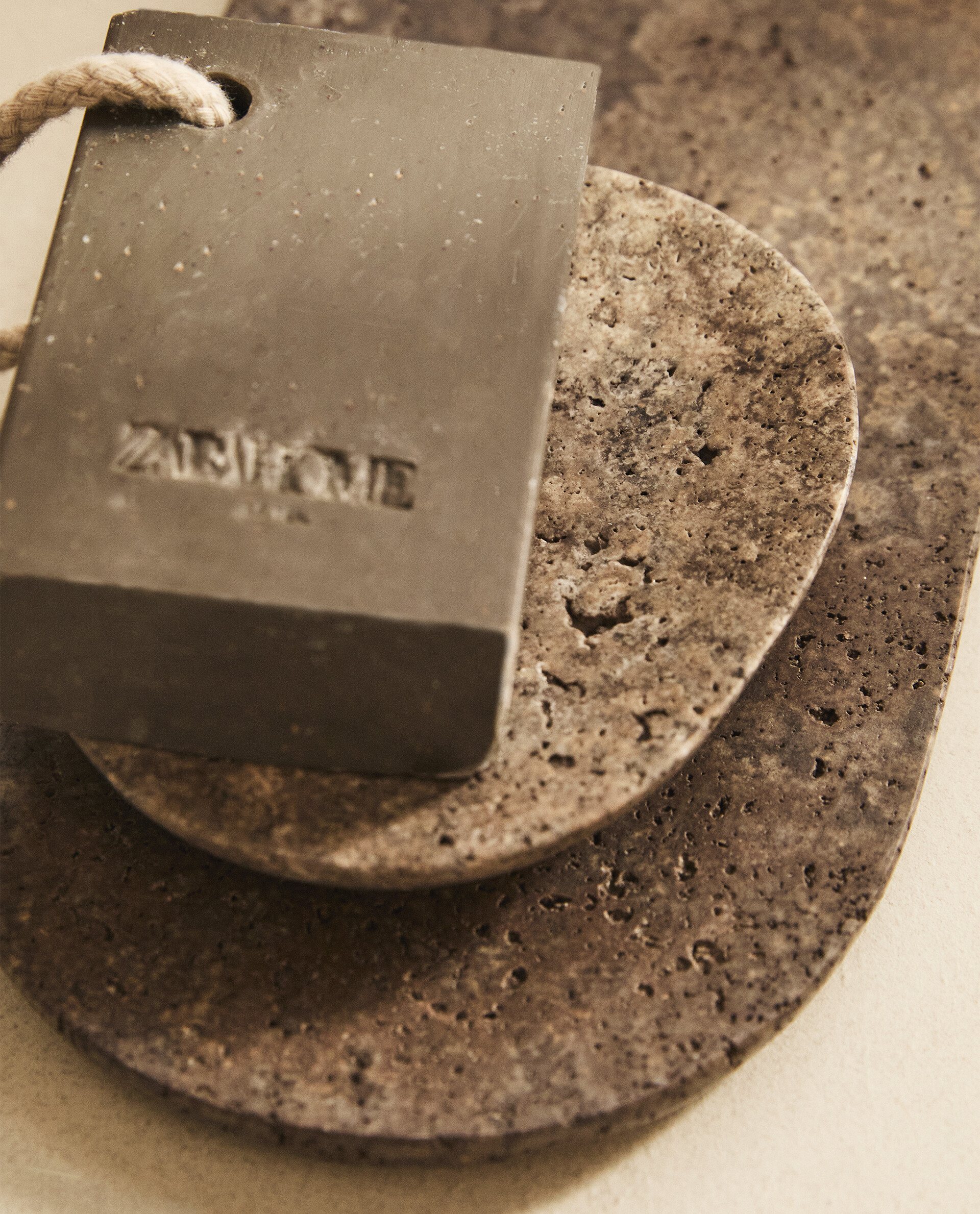 GREY MARBLE BATHROOM SOAP DISH Zara Home UAE ABU DHABI/AL AIN/RAS