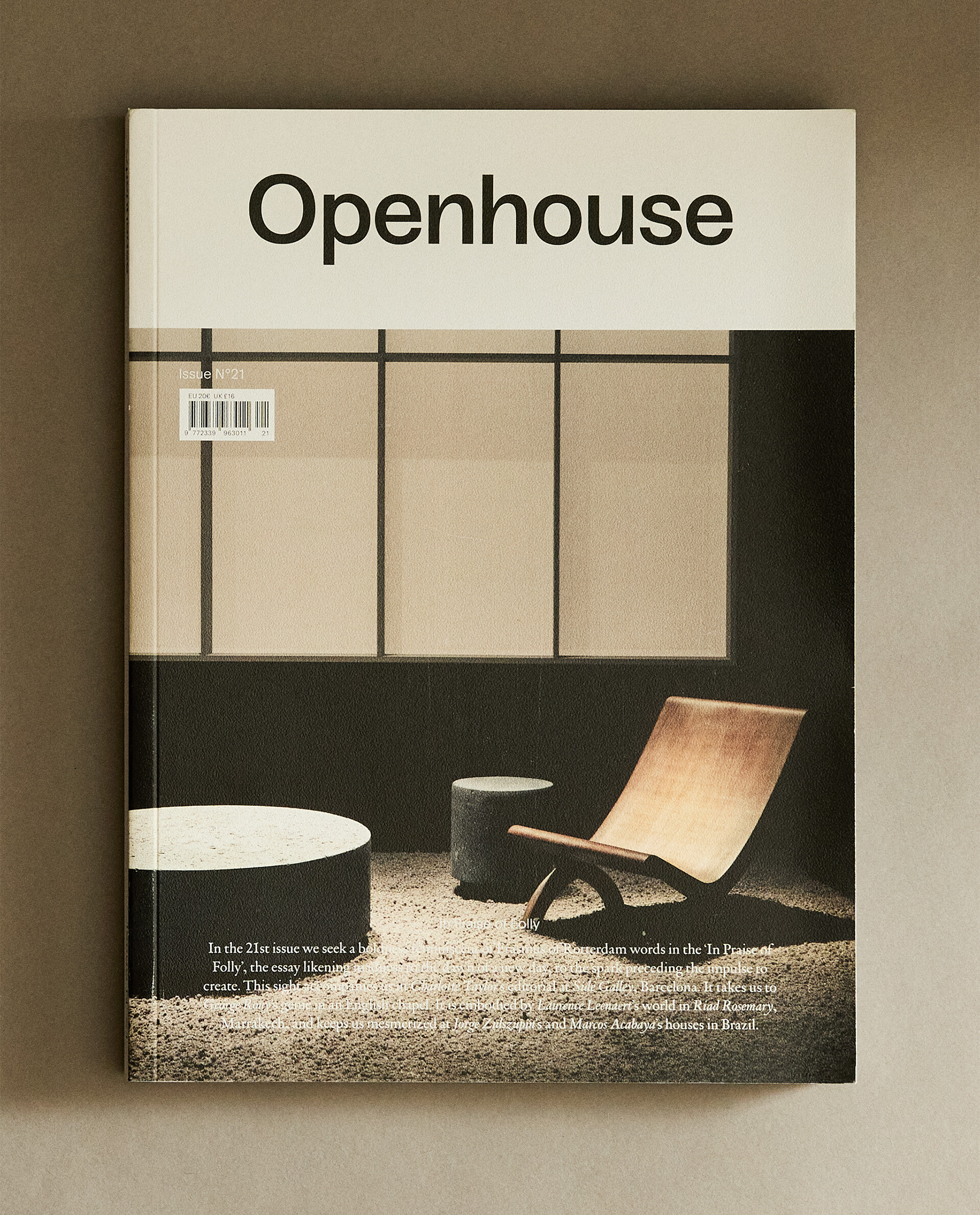 OPENHOUSE MAGAZINE N21 Zara Home Switzerland